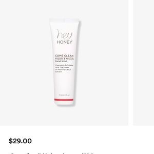 hey honey come clean face scrub!! got it in my ipsy bag!